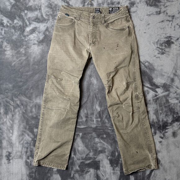 Kuhl Patina Dye Hiking Pants Mens Size 32x30 Mountain Gear Tan Brown - Picture 1 of 7